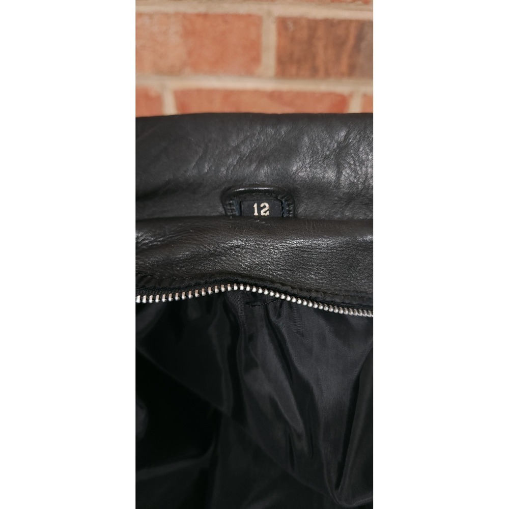 Vintage Wilson Leather Jacket Fringe Western Womens Size 12 - Picture 7 of 14